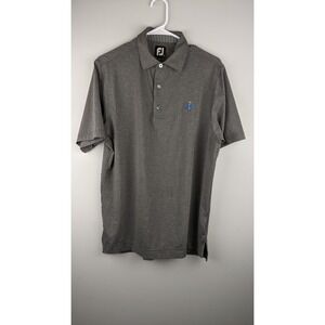 FootJoy Men's Golf Polo‎ Shirt Gray Lightweight Performance Logo Size Small